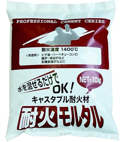 Amazon.co.jp: 耐火モルタル SK#-32 耐火レンガ用目地材 25kg入り